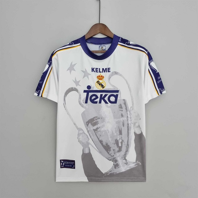AAA Quality Real Madrid 97/98 UCL Champion Soccer Jersey
